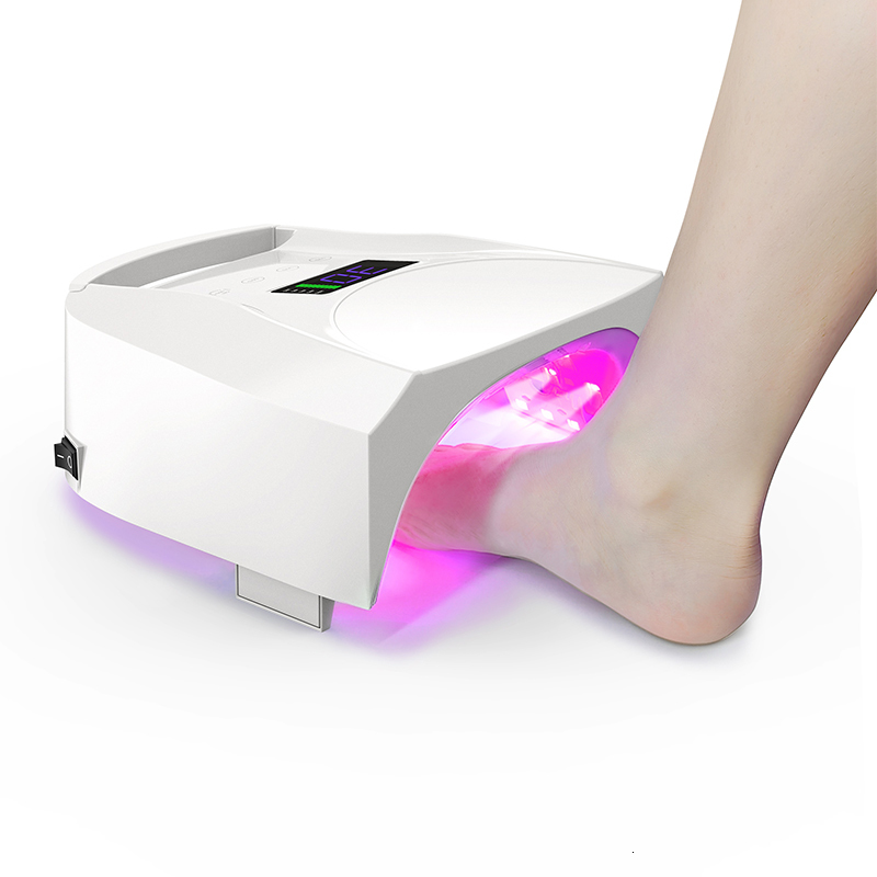 Nail Dryers 96W Rechargeable Nail Lamp with Handle Cordless Gel Polish Dryer Manicure Machine UV light for Nails Wireless Nail UV LED Lamp 230824