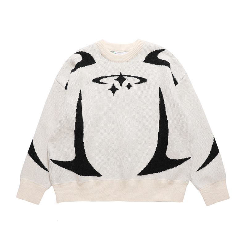 Men's Sweaters Men's Vintage Knitwear Y2K O Neck Sweaters Winter Harajuku Oversized Women Pullovers Sweater Casual Streetwear Couple clothin