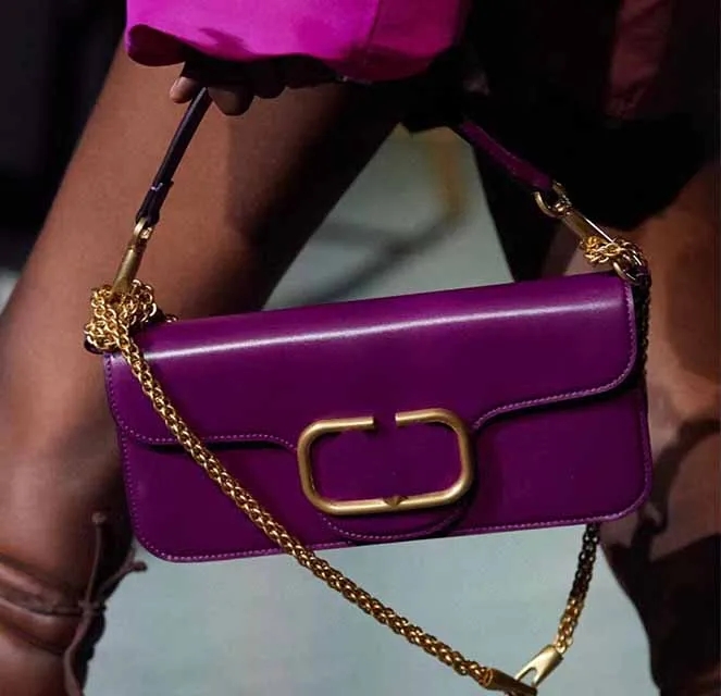 8A handbag Luxury shoulder bag Chain clutch glocks switches purple Totes bag women Crossbody shopping bags Designer handbags Cowhide capacity travel Classic bag