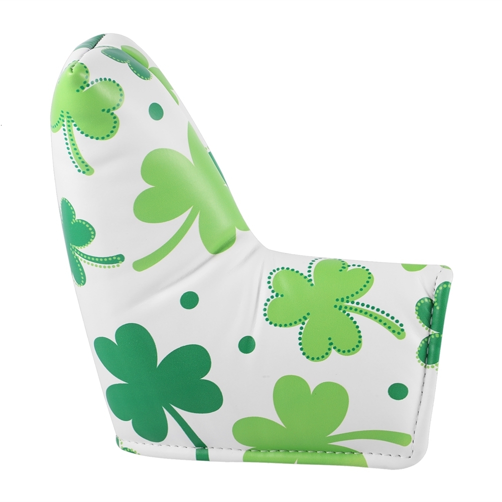 Other Golf Products Magnetic Golf Putter Cover Custom PU Leather Printing Square Mallet Blade Putter Headcover 230825