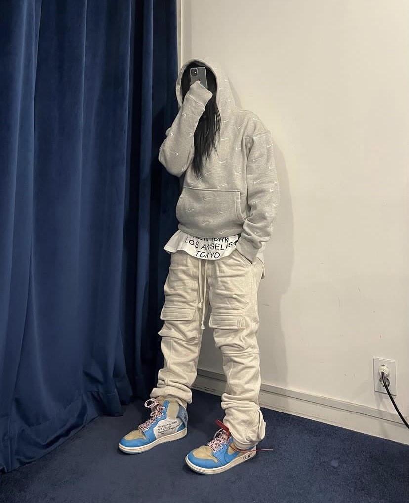 Original Grailz Pants Men Pocket Pants for Men Loose Pants Tactical Wide-Leg Loose Casual Workwear Trousers