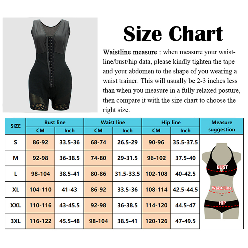 Waist Tummy Shaper Fajas Colombianas Post Surgery Shapewear High Compression Slimming Belt Women Flat Stomach Butt Lifter Body Shaper Zipper Crotch 23
