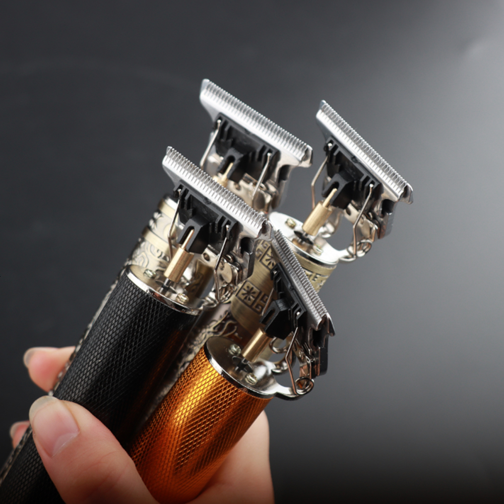 Electric Shavers Vintage T9 Hair Cutting Machine Men's Electric Shaver Rechargeable Hair Trimmer Beard Clipper Barber Hair Cut 230824 - view 3