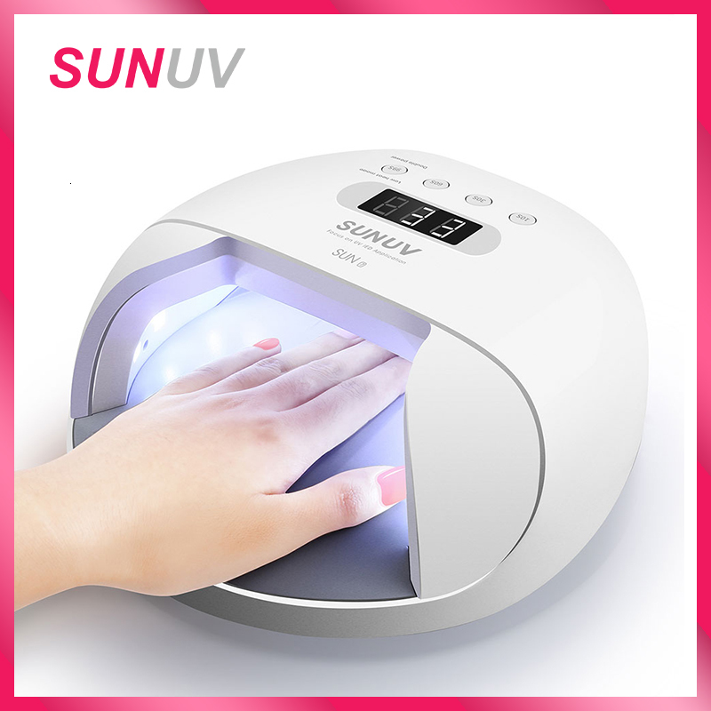 Nail Dryers Nail lamp SUNUV SUN7 UV LED Nail Lamp Dryer Fast Curing Nail Gel Professional Nail Dryers UV Gel Drying Tools Machine 230824