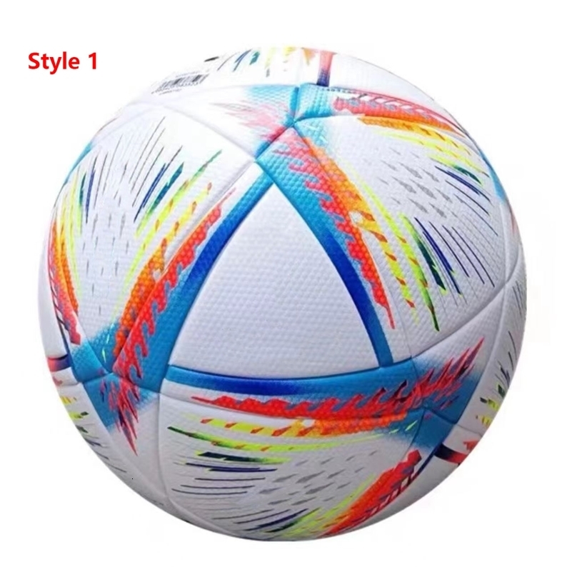 Balls High Quality Soccer Ball Official Size 5 PU Material Seamless Wear Resistant Match Training Football Futbol Voetbal Bola 230825