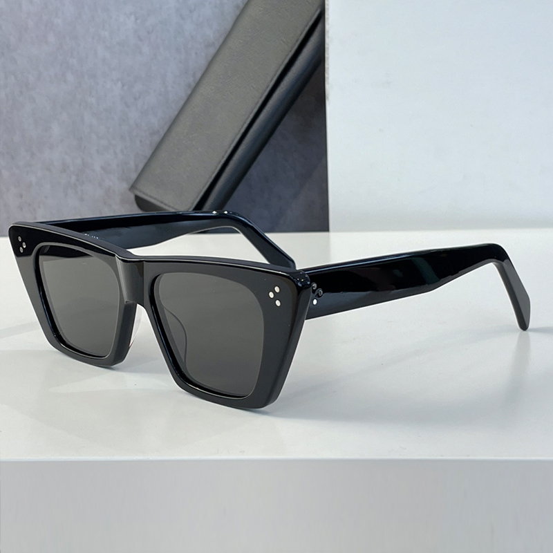 luxury s glasses cat eye s187 sunglasses women international edition high quality super star uv400 eyeglasses frame mens celenely celeinely celinities i b YMLE