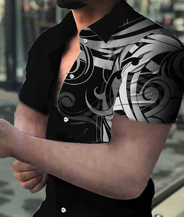 Hawaiian Shirt Fashion T Shirts Mens Designers Apparel Tops Man S Casual Shirt Luxurys Clothing Street Shorts Sleeve Clothes Tshirts S-3XL Summer Print Slim Fit Tops