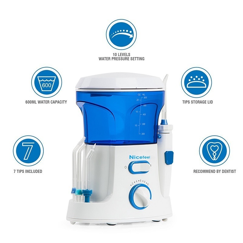 Other Oral Hygiene 600ML Electric Dental Floss Irrigator for Household Use Portable Tabletop Suitable For 7 Teeth Homeuse 230824