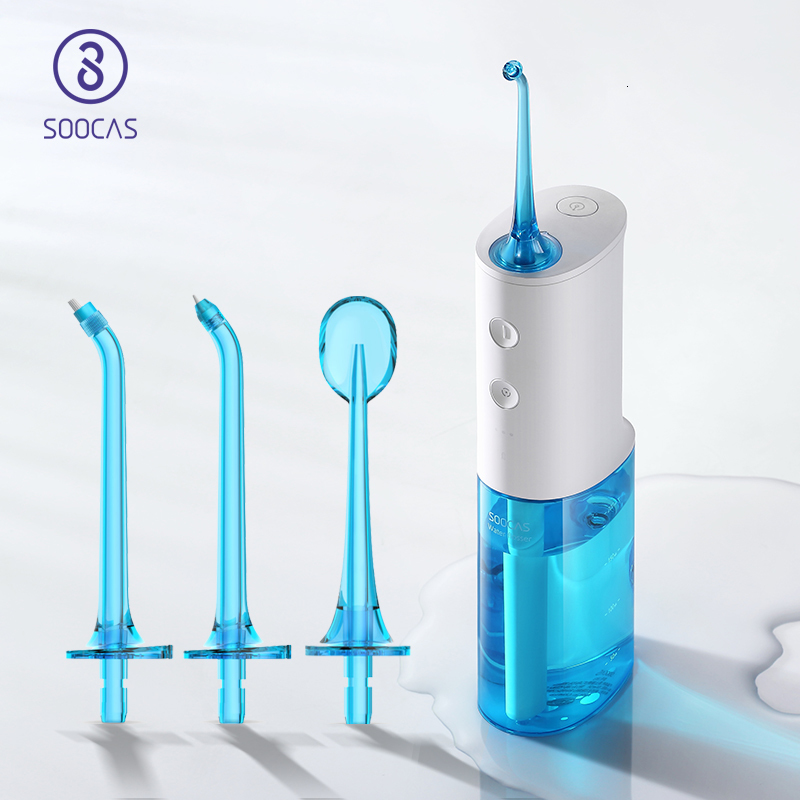 Other Oral Hygiene Soocas W3 Portable Irrigator USB Rechargeable Dental Water Flosser Stable Flow IPX7 Waterproof Bathroom Teeth Cleaner 230824