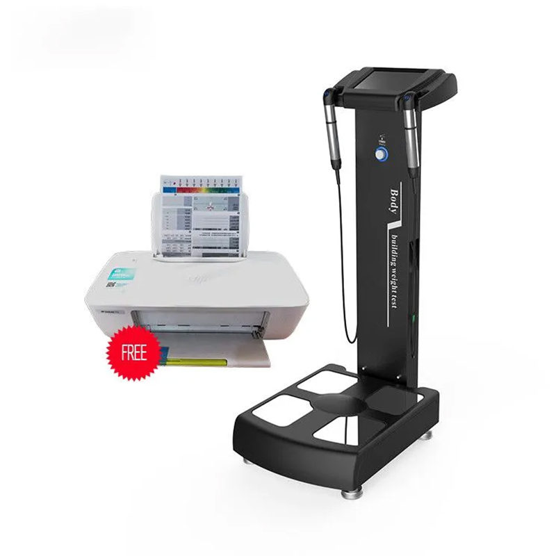 High Efficiency A4 Body Composition Fat Analysis Analyzer Machine With Report Printer