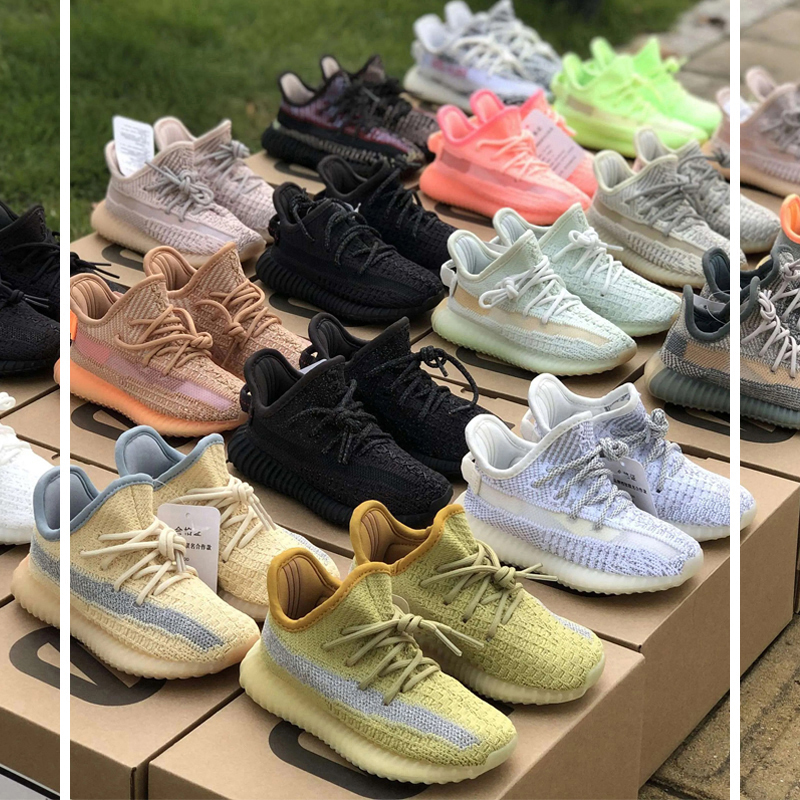 designer yeezys 35 v2 yezzy boost casual shoes zebra white yeezzy 350 yezzys 350s running shoes men women flax cinder black sneaker y0825