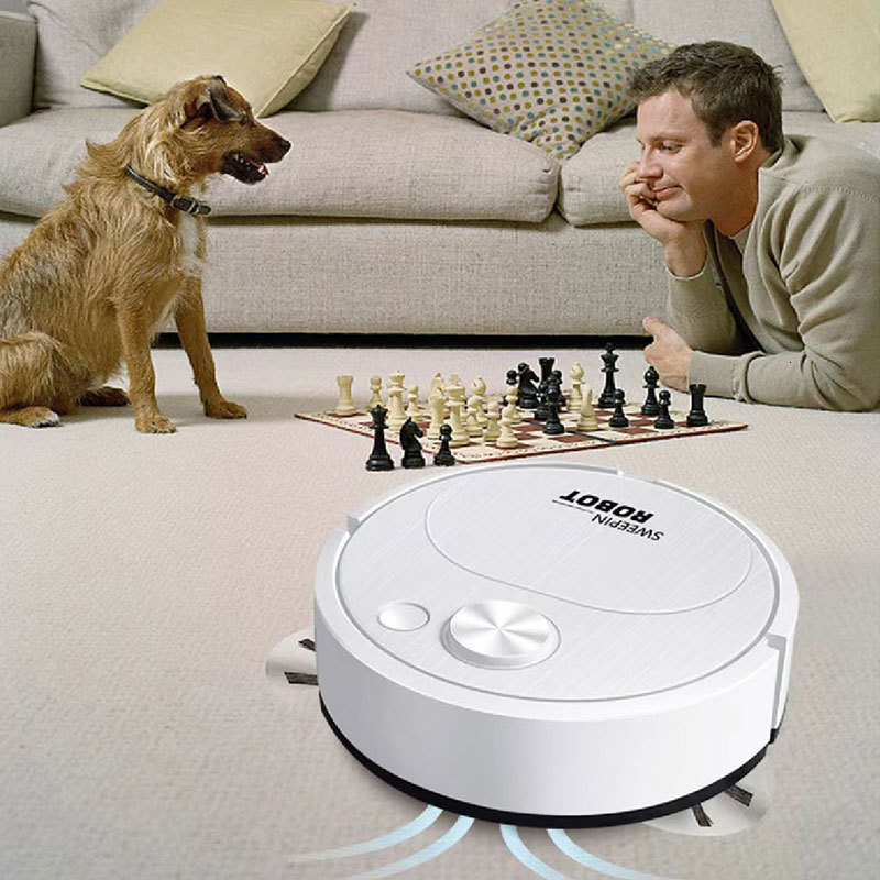 ElectricRC Animals Smart Robot USB Sweeping Vacuum Cleaner Mopping 3 In 1 Wireless 1500Pa Dragging Cleaning Sweep Floor For Home Office 230825