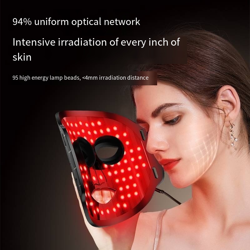 Face Care Devices Led Color Light Black Gold Silicone Red Mask Tender Skin Beauty Instrument Whitening Soothing And Calming 230825