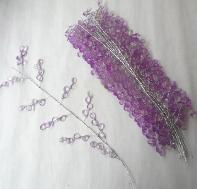 20pcs 30cm Crystals Garland For Bouquets Wedding Brida Venue Decoration New ZZ