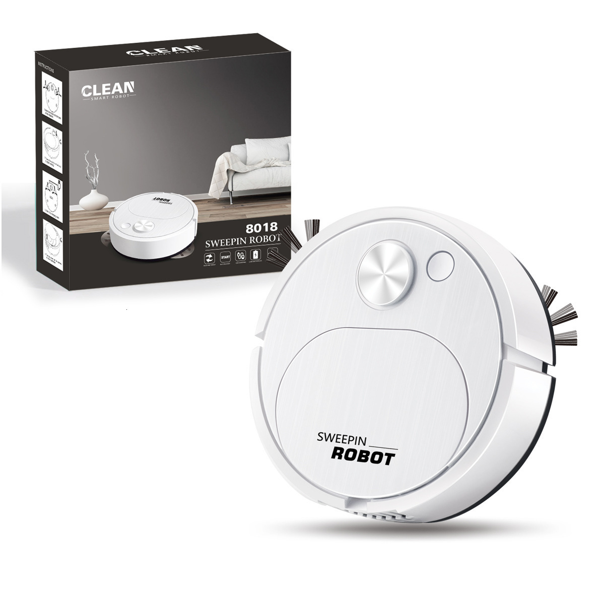 ElectricRC Animals Smart Robot USB Sweeping Vacuum Cleaner Mopping 3 In 1 Wireless 1500Pa Dragging Cleaning Sweep Floor For Home Office 230825