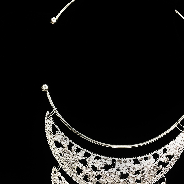 Anniyo Very Big Africa Pendant Necklaces for Women Gold Color Ethiopian/Nigeria/Congo/Sudan/Ghana/Arab Jewelry