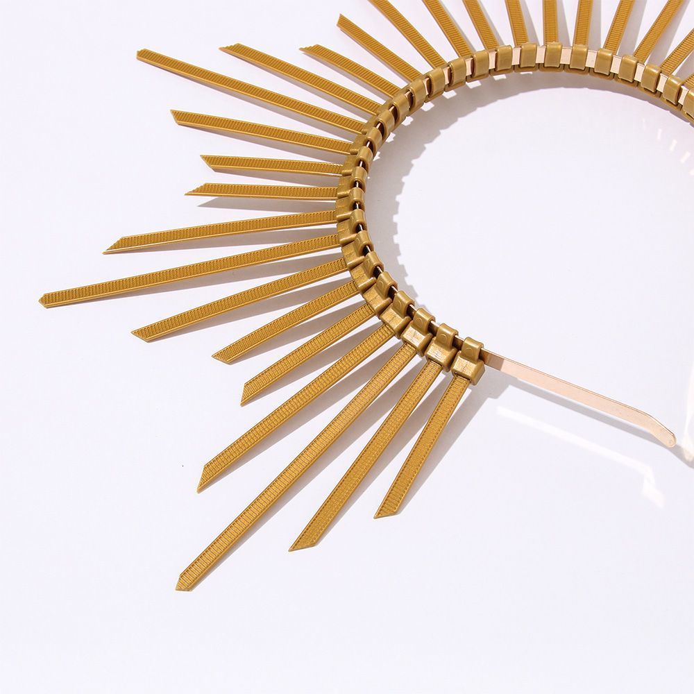 Headbands Halloween Hair Band Zivyes Goddess Headdress Flower Crowns Gold Crown Halo Crown Headband 230826