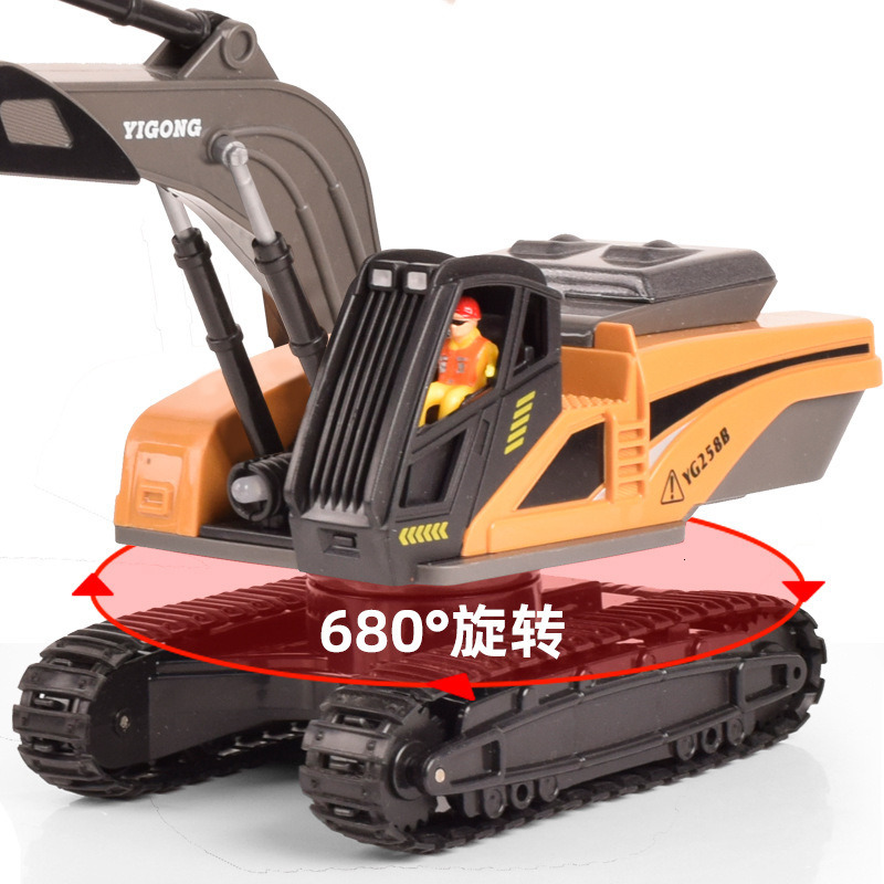 ElectricRC Car Remote Controlled Excavator Alloy Toy Big RC Electric Control For Baby Kids Christmas Gifts 230825