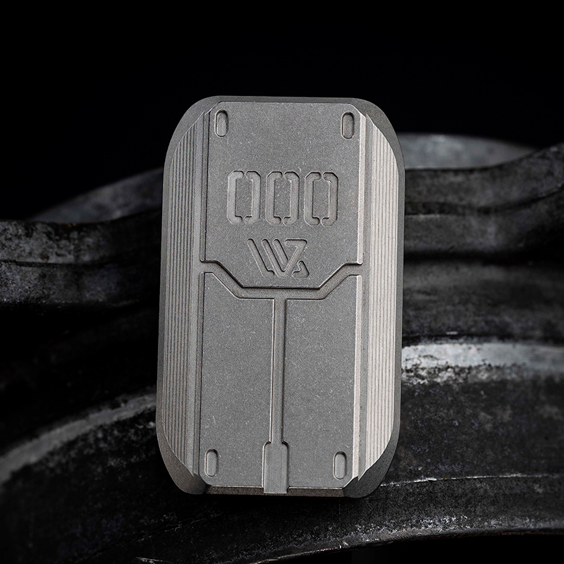 Spinning Top WANWU EDC Reactive Armor Shield Slider Defense Tungsten Copper Moon Surface Stoashed Tech EDC Adult Decompression Toy 230826