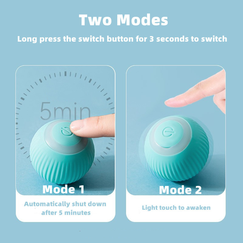 Electric Ball Automatic Rolg Smart Cat Interactive Cats Training Self-moving Toys for Indoor Playing 230908
