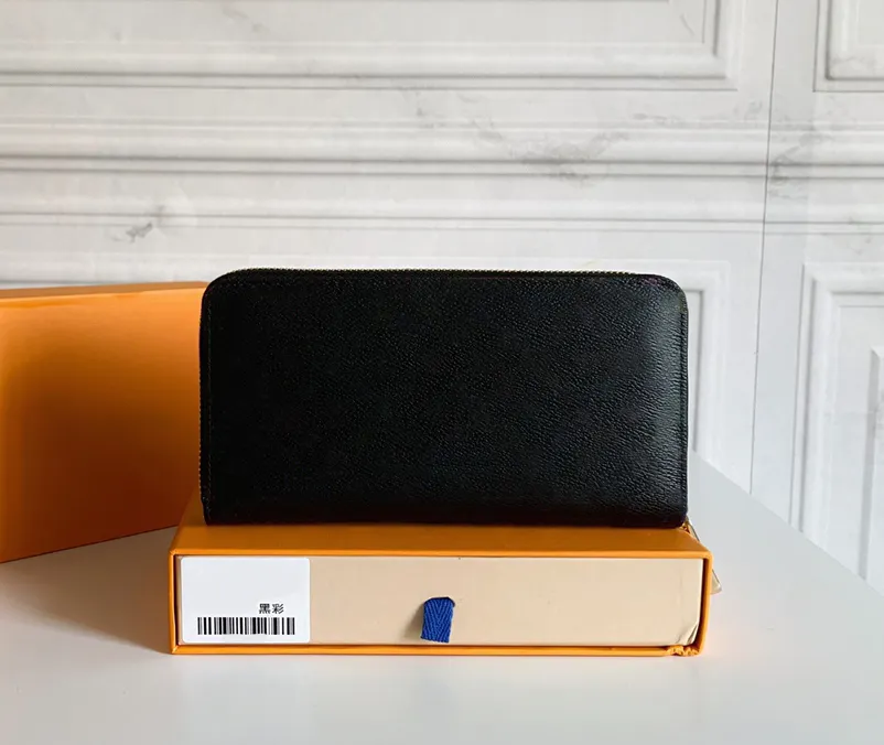 2023 Fashion designer wallets luxury Zippy purses Multicolor flowers letters women credit card holders ladies long slim zipper money clutch