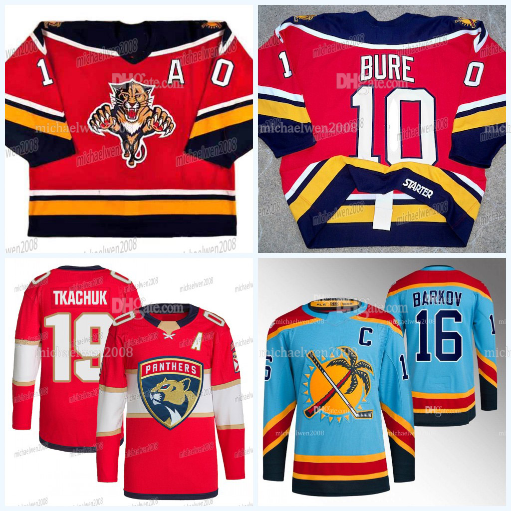 19 Matthew Tkachuk 2023-24 Panthers Jersey Aleksander Barkov Sam Bennett Anton Lundell Carter Verhaeghe Ryan Lomberg Patric Hornqvist Aaron Ekblad Mike Reilly