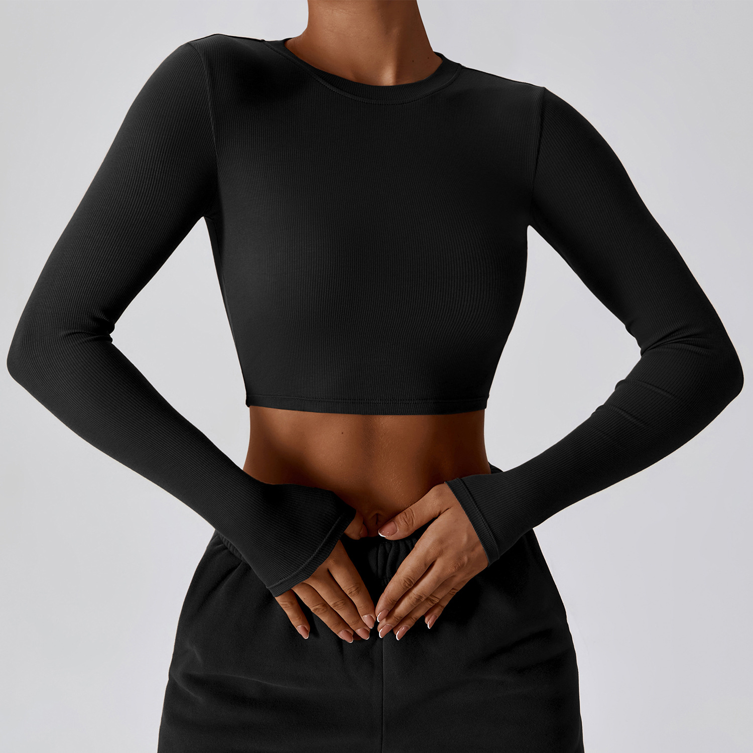 LLLM8188 Womens Shirt Yoga Long Sleeve Autumn Sports Shaping Waist Tight Fitness Slim T Shirts Sportswear Women Undershirt