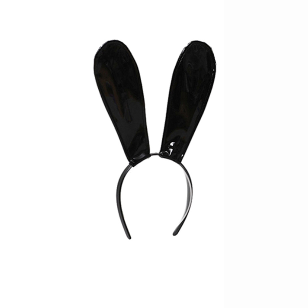 Headbands Sexy Bunny Ears Hairband Leather Rabbit Ears Headband Masquerade Headpiece For Halloween Hair Hoop Christmas Party Cosplay Props 230826