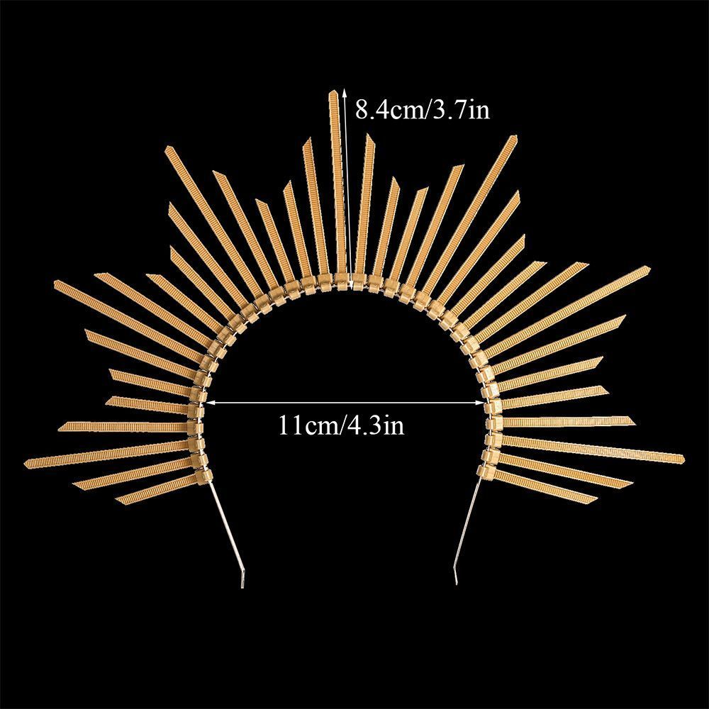 Headbands Halloween Hair Band Zivyes Goddess Headdress Flower Crowns Gold Crown Halo Crown Headband 230826