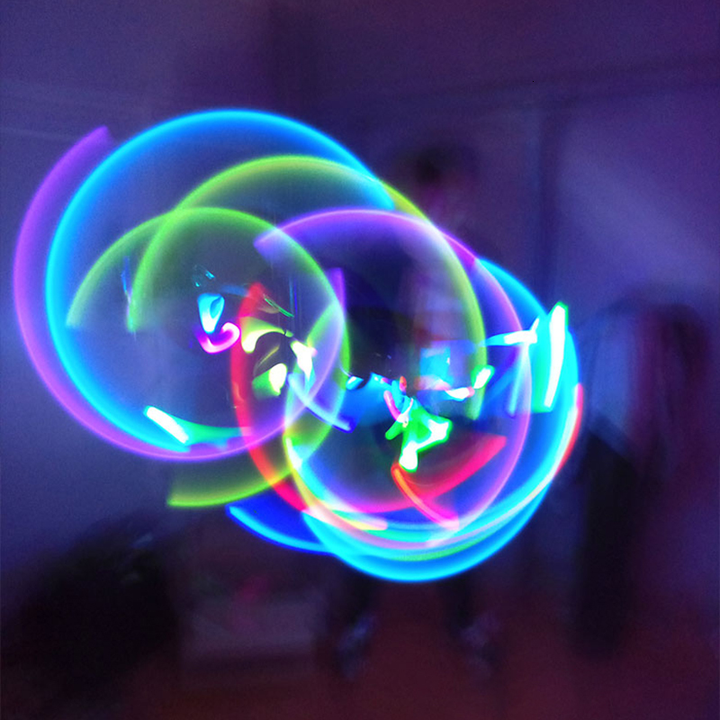 LED Light Sticks light nunchaku glowing escent show Kung fu toy stick 230825