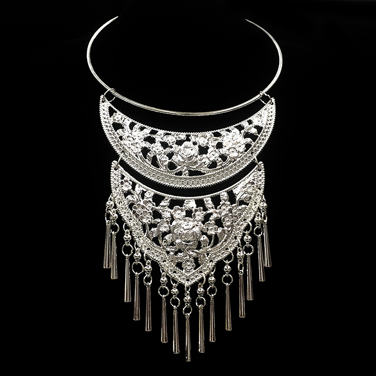 Anniyo Very Big Africa Pendant Necklaces for Women Gold Color Ethiopian/Nigeria/Congo/Sudan/Ghana/Arab Jewelry