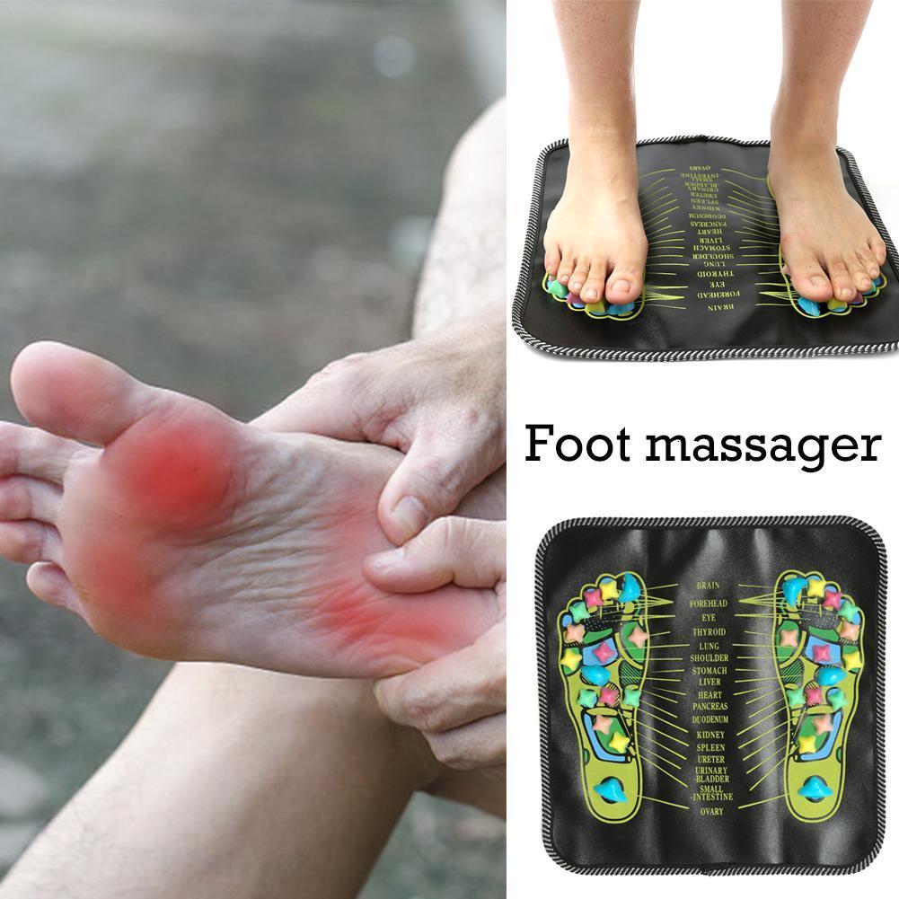 Foot Massager Foot Massage Pad Chinese Health Care Reflexology Walk Stone Pain Relieve Mat Pad for Relax Body Pain Health Care 230826