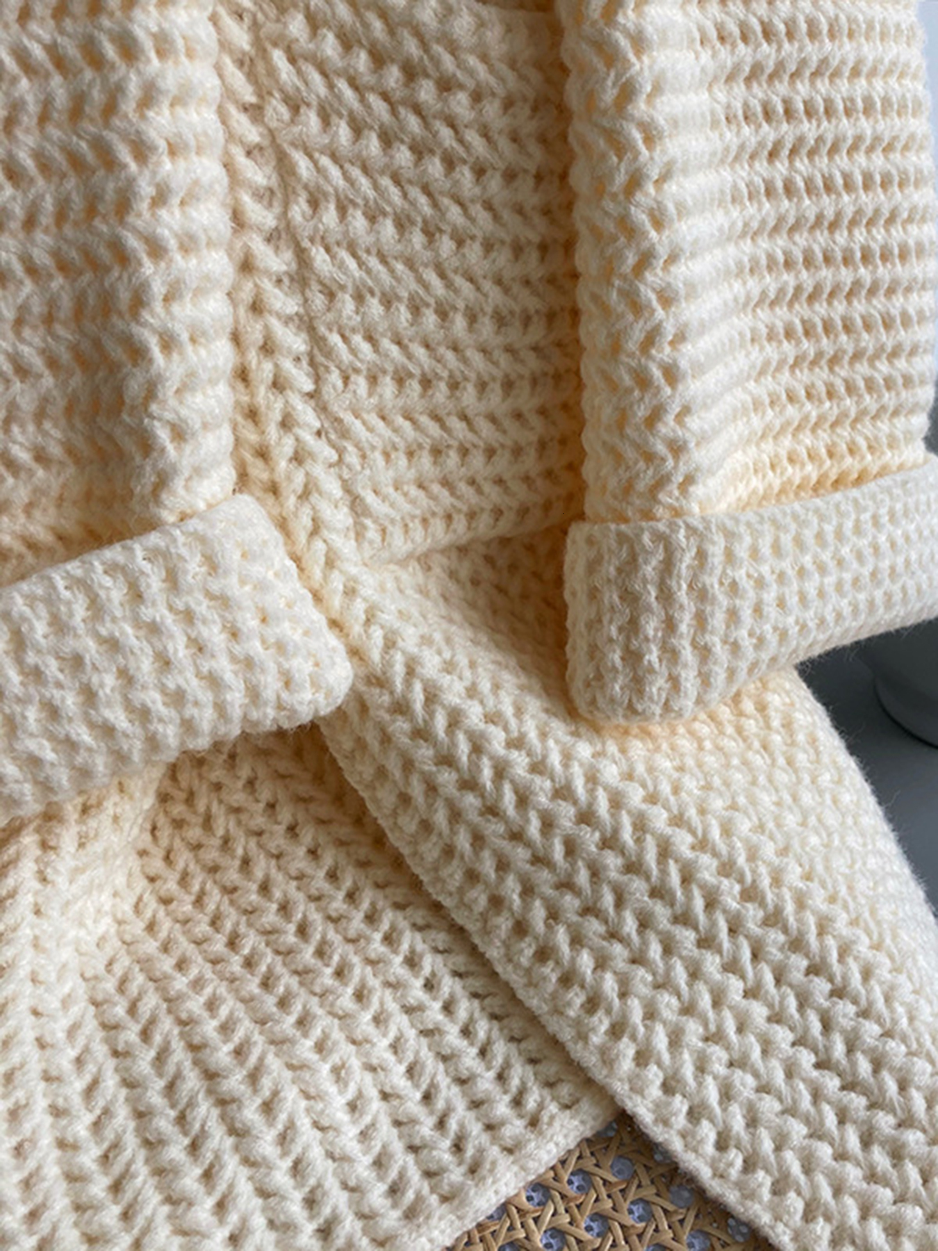 Womens Knits Tees Winter Long Cardigan Women Oversized Thick Knitted Sweater Female Vintage Casual Solid Cardigans Ladies Elegant Loose Jumper 230826 - view 7