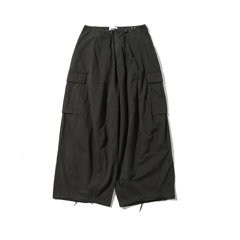 Men's Pants Firmranch Spring Summer MenWomen Amekaji Oversize Casual Wide legs Cargo Baggy American Causal Japanese Trousers 230826 - view 4