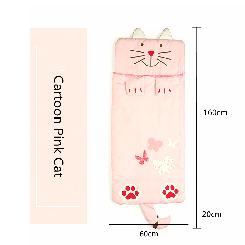 Sleeping Bags Kids Cartoon Sleeping Bag Envelope Winter Children's Blanket Sleepsacks Thick Warm Sleeping Bags Toddler Little Baby Sleep Sack 230