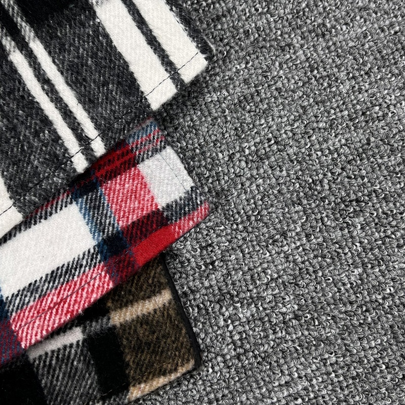 Clothing Men Women Printed Outerwear Cotton Coat Long Sleeve Loose Plaid Stripes Half Zipper Jacket Man