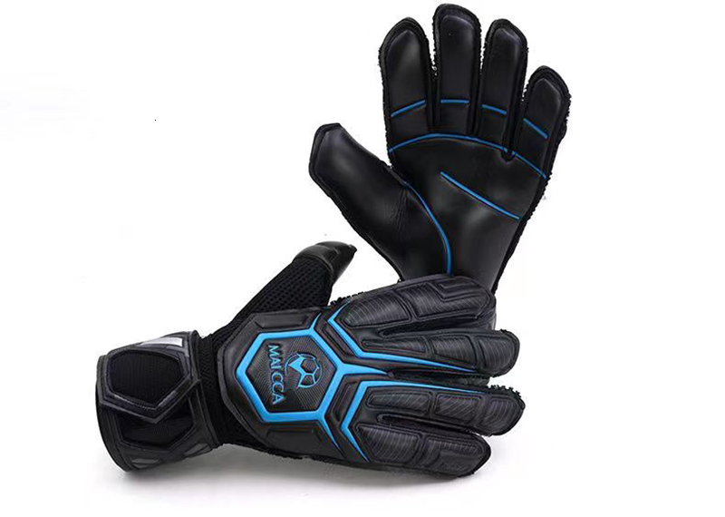 Sports Gloves 4MM Latex Goalkeeper Gloves Finger Protection Thickened Soccer Goalie Gloves Professional Football Goalkeeper Gloves 230826