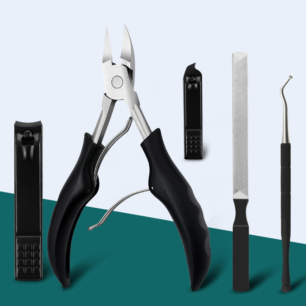 Foot Care 10PCS Pedicure Tools Professional Kit Ingrown Toenail Removal Clippers Toe Nail File Lifter Treatment 230826