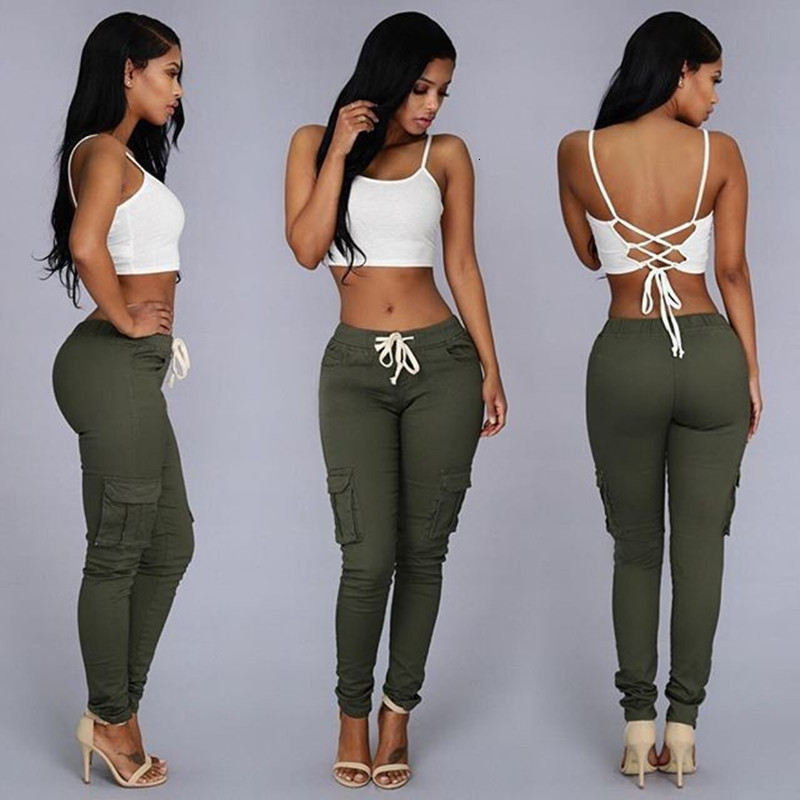 Women's Jeans Elastic Sexy Skinny Pencil Jeans For Women Black High Waist Jeans Woman Y2K Streetwear Denim Pants Cargo Jeans Trousers Leggings 23