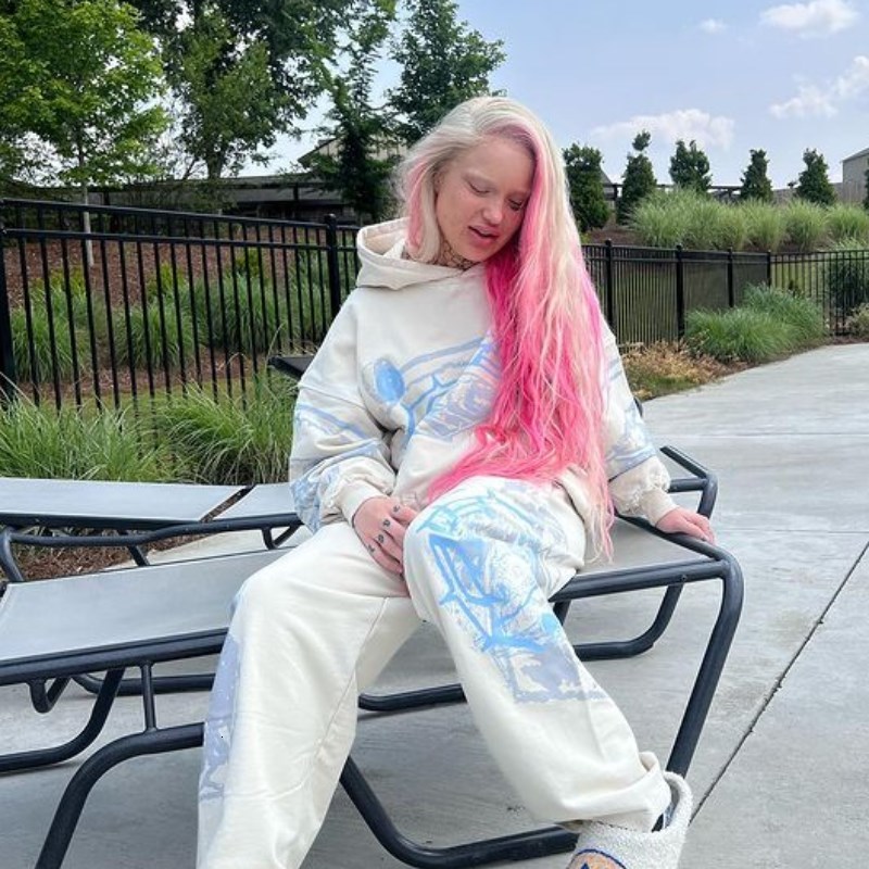 Men's Hoodies Sweatshirts Y2K Sweatshirt Korean Aesthetic Fairycore Long Sleeve Hoodie Fashion High Street Casual Pullover Men Clothing Women Jac