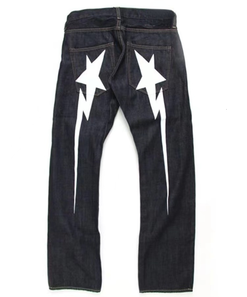 Men's Jeans Y2K Jeans Harajuku Retro Baggy Black Pants Men's Loose Punk Rock Straight Wide Leg Trouser Hip Hop Gothic Streetwear 230827