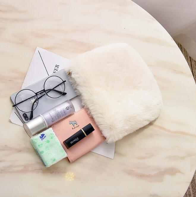 Evening Bags Trendy plush chain single shoulder messenger small square bag female bag fashion 230826