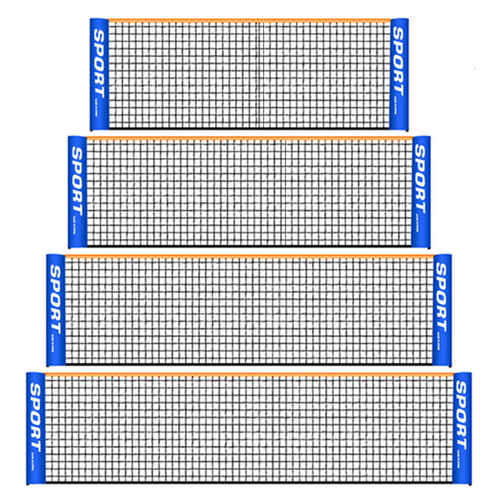 Balls Portable Folding Standard Professional Badminton Net Indoor Outdoor Sports Volleyball Tennis Training Square Nets Mesh 230826