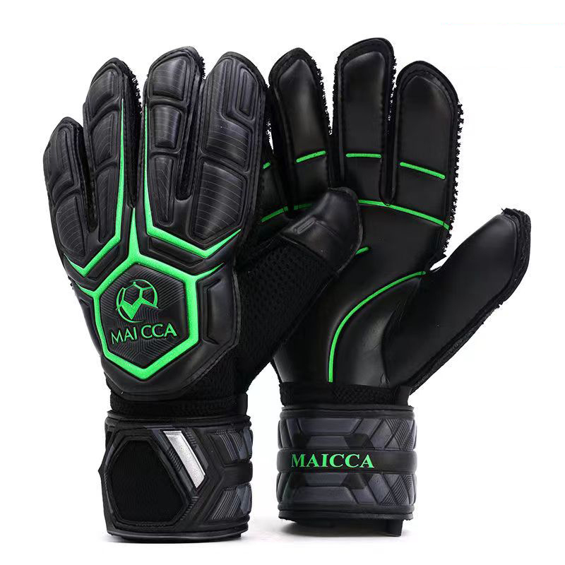 Sports Gloves 4MM Latex Goalkeeper Gloves Finger Protection Thickened Soccer Goalie Gloves Professional Football Goalkeeper Gloves 230826