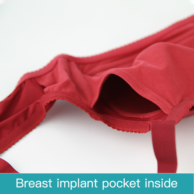 Breast Form ONEFENG 6030 Mastectomy Bra Pocket Underwear for Silicone Breast Prosthesis Breast Cancer Women Artificial Boobs 230826