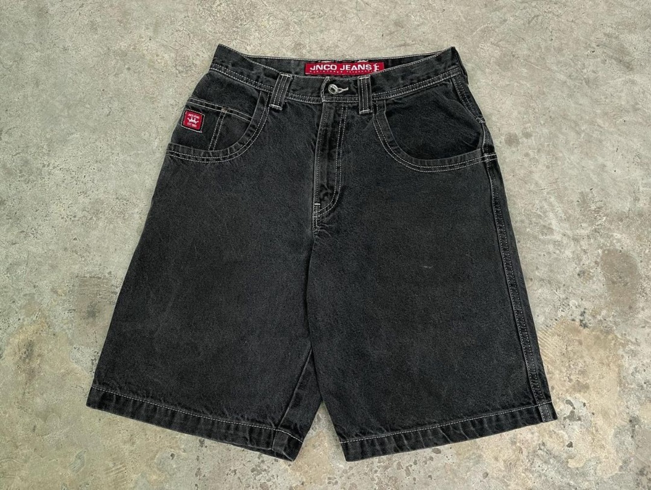 Men's Shorts JNCO Shorts Y2K Hip Hop Graphic Print Baggy Denim Gym Shorts Men's Women's Summer Harajuku Gothic Men Shorts 230826 - view 4