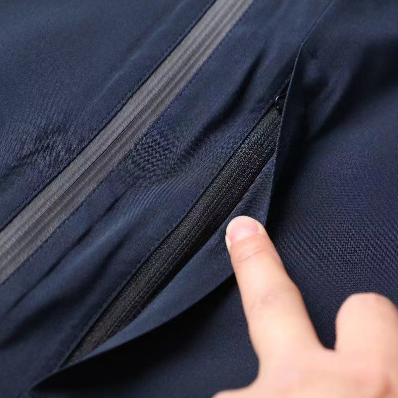 Men's Jackets Men's high-end spring and autumn outdoor sports leisure fishing windproof waterproof breathable pressure rubber jacket 230826