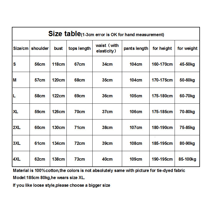 Men's Tracksuits Nanaco Oversized Tie-dye Sport Men's Hoodies Set Male Hooded 100% High Quality Cotton Colorful Tracksuit Sweatshirts Suits 