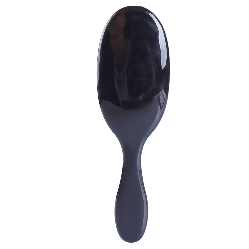 Hair Brushes 1PC Oval Boar Bristle Nylon Comb Mini Antistatic Scalp Massage Hairbrush Salon Brush Styg Tool 230826
