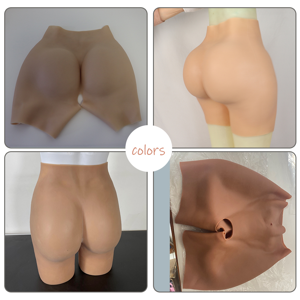 Breast Form High Waist Silicone 1.2Cm Big Buttocks Enhancing Pants Booty Lifting Shapewear African Woman'S Curvier Figure Shaper Outfits 230826